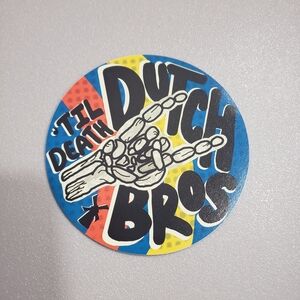 Exclusive Dutch Bro's Till Death Dec. 2025 sticker